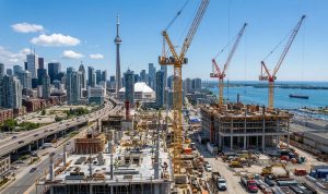 Kespero-Toronto City Skyline with construction